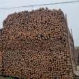 Yizhan Wood Industry has a high hardness and no deformation of wooden piles in the riverbank, which can be processed by its own forest farm