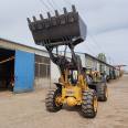 Mine loader 20 forklift with side tipping bucket for convenient unloading in narrow space with a capacity of 2 tons