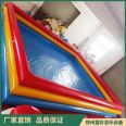 Tongcai inflatable three story pool square trampoline toy outdoor double layer ball pool mobile trampoline swimming pool