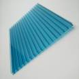 Supply of 6mm Lake Blue Grass Green Hollow PC Sunlight Board Engineering Polycarbonate Board Canopy Sound Insulation Board in Stock