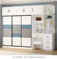 Aluminum alloy full size wardrobe, household bedroom, all aluminum sliding door wardrobe, economical, modern, simple and easy to assemble cabinet