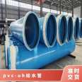 PVC UH water supply pipe with a wide range of uses, nominal pressure of 1.0-2.0 MPa, and PVC UH pipes