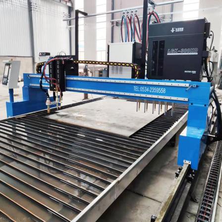 CNC plasma fine gantry cutting machine for sheet metal strip cutting in the steel structure industry