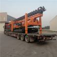 Crawler Pile driver with hydraulic traveling chassis of 16m long auger and self loading CFG pile grouting machine