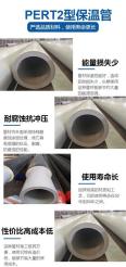 PERT Type II Heating Pipeline Production PERT2 Type Insulation Pipe Residential Heating Secondary Pipe Network