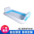 Manufacturer's stock adult backrest inflatable pool outdoor sofa bubble swimming pool large children's home pool