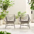 Outdoor rattan chairs, furniture manufacturers customize outdoor rattan sofas, villas, gardens, outdoor rain and sun protection leisure chairs