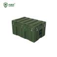 Kewei Shield Army Green Rolling Plastic Equipment Box, General Material Box, Moisture, Dust, and Collision Prevention