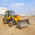 Small loader four-wheel drive multifunctional construction engineering bulldozer hydraulic loading and unloading king diesel four-wheel lift forklift