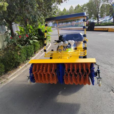 Fully enclosed driving snow removal machine, gasoline powered snow removal, snow throwing, snow shoveling, road cleaning, factory beach snow sweeping vehicle