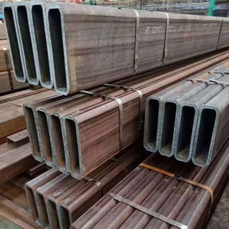 16Mn cutting seamless square tube processing 250 * 150 * 10 fixed length cutting customized Baiyou steel pipe