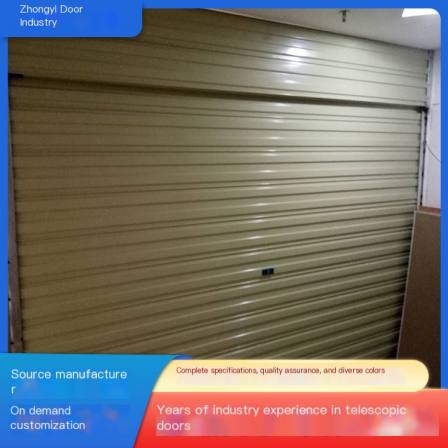 The metal Roller shutter of Zhongyi warehouse is hard to deform, durable and easy to maintain