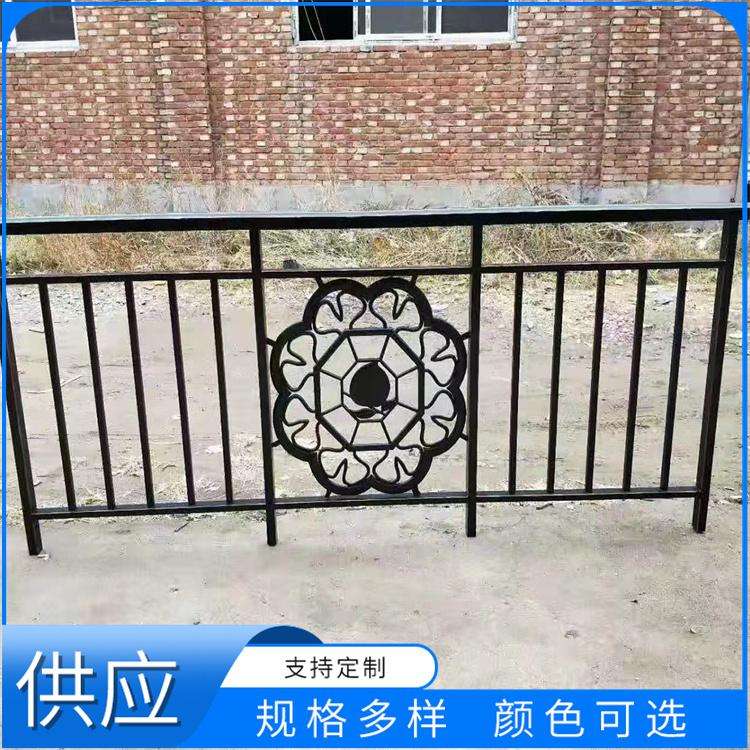 Staircase handrail, rooftop, balcony fence, guardrail, corridor railing with smooth lines and good decoration