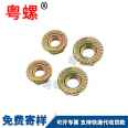 Trapezoidal buckle Flange nut wall thread Flange nut hexagon nut water stop screw nut