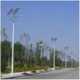 Outdoor solar street light integrated induction light projection light New rural municipal engineering street light pole