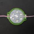 12v/24v circular 7-light LED side light module width indicator waist light modification tail light signal decorative light