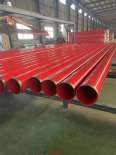 Large diameter plastic coated steel pipe for fire protection, internal and external plastic coated steel pipe composite steel pipe for fire protection, water spraying DN100