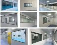 Laboratory pharmacy clean room observation window supply purification fixed double-layer explosion-proof tempered glass purification window