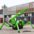 3 tons and 5 tons customized spider crane, crawler type spider crane, suitable for use in small spaces