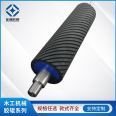 Positive weighted rubber roller, wear-resistant threaded rubber roller, production of various non-standard customized rollers