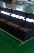 Black polymer board, 5mm thick HDPE wear-resistant board, PE square strip, PE block manufacturer