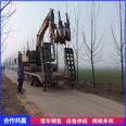 The transplanting and tree digging machine for green seedlings in residential areas has strong cutting ability and is not easily worn out