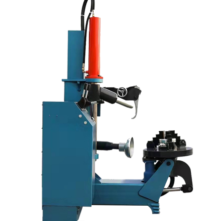 Truck vacuum tire dismantling machine, fully automatic vertical large tire scraping machine, tire dismantling machine, reasonable configuration of Lanjiang