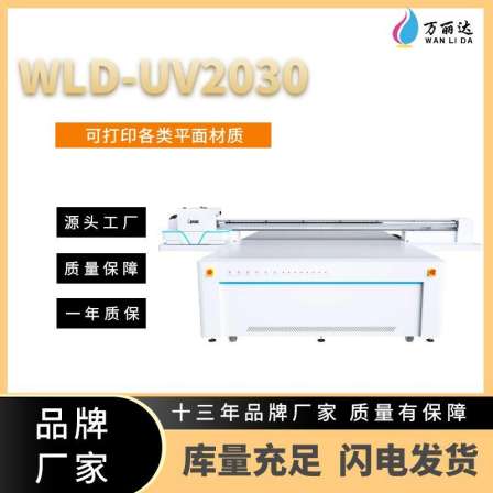 Wanlida Wood Material Printing Equipment Ricoh G6 Spray Head Wood Painting UV Printer WLD-UV2030