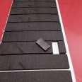 Black perforated EPDM rubber foam, E4308 high elasticity rubber foam back rubber pad punching type