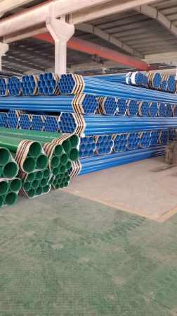 Internal and external plastic coated anti-corrosion steel pipes, spiral welded anti-corrosion pipes, epoxy resin powder steel pipes, processed and customized by manufacturers