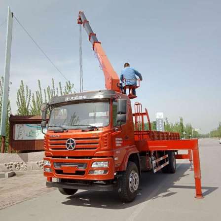 The manufacturer customizes the front four, back eight, 16 tons, and 10 tons of rear double axle trucks to lift Jiusheng with the vehicle