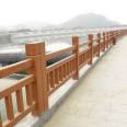 Cement imitation wood guardrail, concrete guardrail, cement landscape guardrail, sewage pool guardrail, cement handrail guardrail, fence