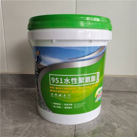 951 water-based polyurethane waterproof coating for roof, bathroom, basement waterproofing and leak repair
