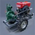 Agricultural irrigation trailer water pump, 6-inch self priming sewage pump, urban and rural drainage, 18 horsepower pump