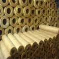 Rock wool insulation pipes, flame-retardant insulation rock wool pipes, industrial buildings, rock wool pipe shells available in stock for customization