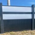 New type of steel structure fence with prefabricated enclosure construction site protective fence available in stock for customization