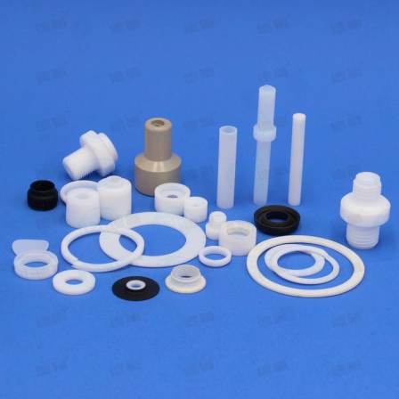 Special Teflon products for the electronic communication industry, milky white insulation, wear-resistant gasket, plastic king seal