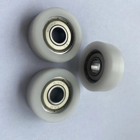 Zhongming Bearing Roller Mandrel Chain Upper and Lower Nylon Wheels Engineering Plastic Shaped Parts POM Guide Wheels