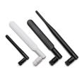 Dual band 2.4G/5.8G propeller antenna, white WIFI router, detachable and foldable rubber rod antenna, sma