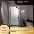 Tempered glass flush door waterproof 2-6 day shipment, bedroom small balcony, Qianbaishun doors and windows