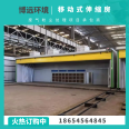 Boyuan Environmental Painting and Baking Paint Room Telescopic Painting Room Orbital Mobile Telescopic Room