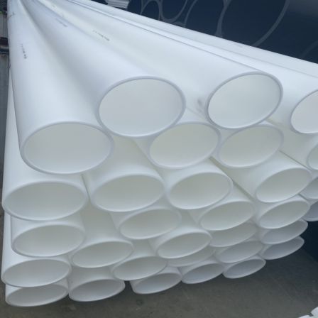 New HDPE solid wall communication pipe, UPVC cable threading protection sleeve, non excavation pre buried threading pipe