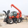 Forklifts for construction sites on muddy roads, four-wheel drive mountain off-road forklifts, small radius turning forklifts, trucks