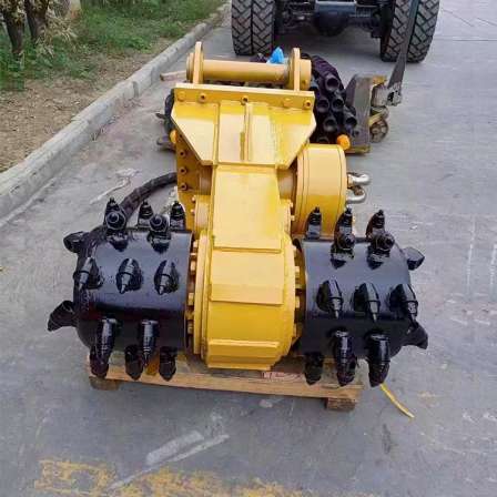 Excavator lateral milling head rock mining tunnel mining milling excavator hydraulic rock drilling and milling excavator