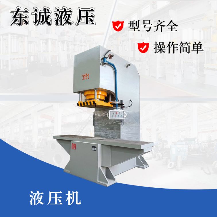 Dongcheng hydraulic supply fully automatic single arm hydraulic press 100T 315T with strong power