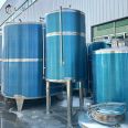 304 stainless steel overhead tank 2t Baijiu storage tank 4000kg white steel storage tank leg can be customized