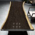 Yuanmufang Natural Edge Ebony Large Plate 213 * 96.5 * 8 New Chinese Tea Table, Desk, Office Table