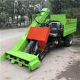 Five cubic large fecal cleaning truck, diesel powered cattle farm shovel truck, customized small fecal cleaning machine