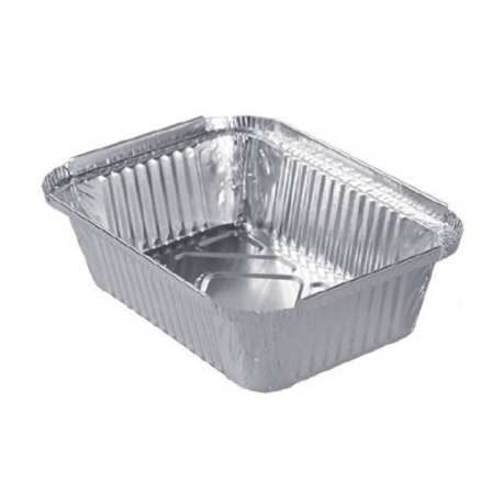 Food aluminum foil, household tin foil box, barbecue takeaway, rectangular disposable lunch box, packaging box, tin foil plate, aluminum foil