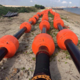 Water dredging engineering - Two piece sewage interception floating discharge combined offshore pipeline buoy